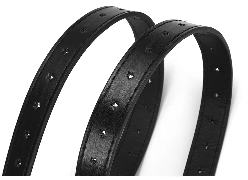 1.8x93cm Children Kids Adjustable Metal Snap PU Leather Belt Girls Boys Silver Buckle Belts Waistband Pants Decor Waist Belt