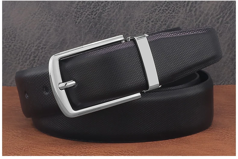 Fashion belts young men pin buckle genuine leather cowhide Waistband high quality white casual jeans ceinture homme B650