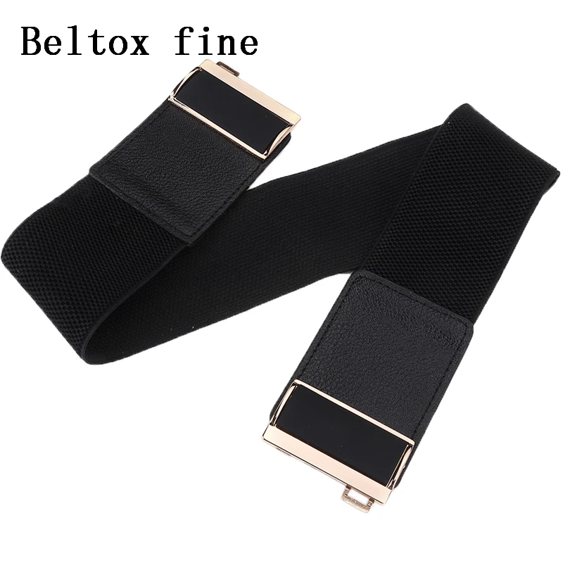 Women's Elastic Wide Waistband Fashion Stretch Waist Girdle Dress Adornment