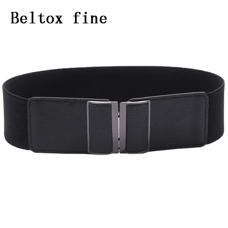 Women's Elastic Wide Waistband Fashion Stretch Waist Girdle Dress Adornment