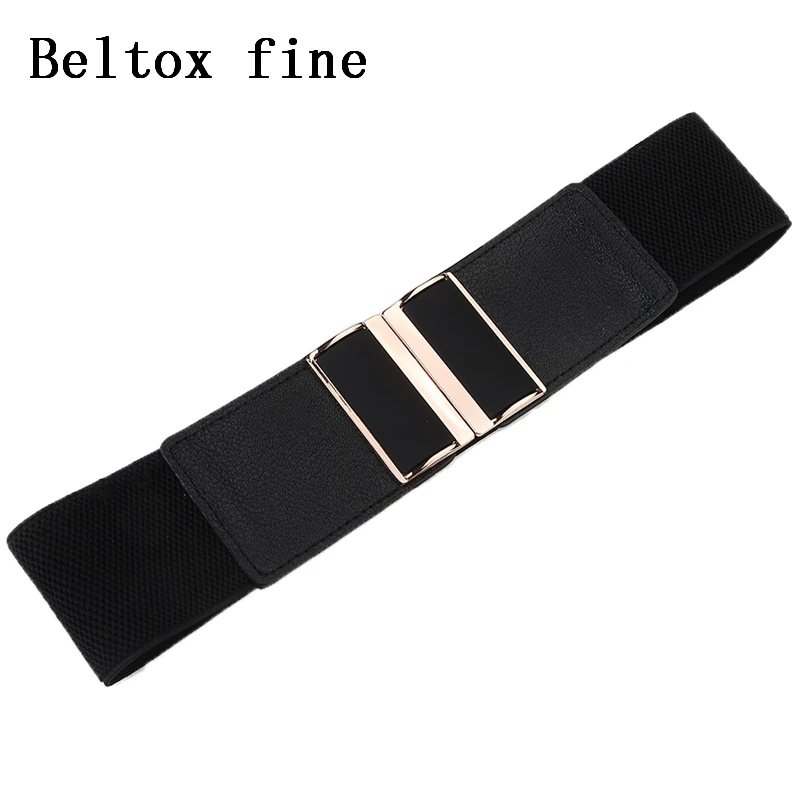 Women's Elastic Wide Waistband Fashion Stretch Waist Girdle Dress Adornment