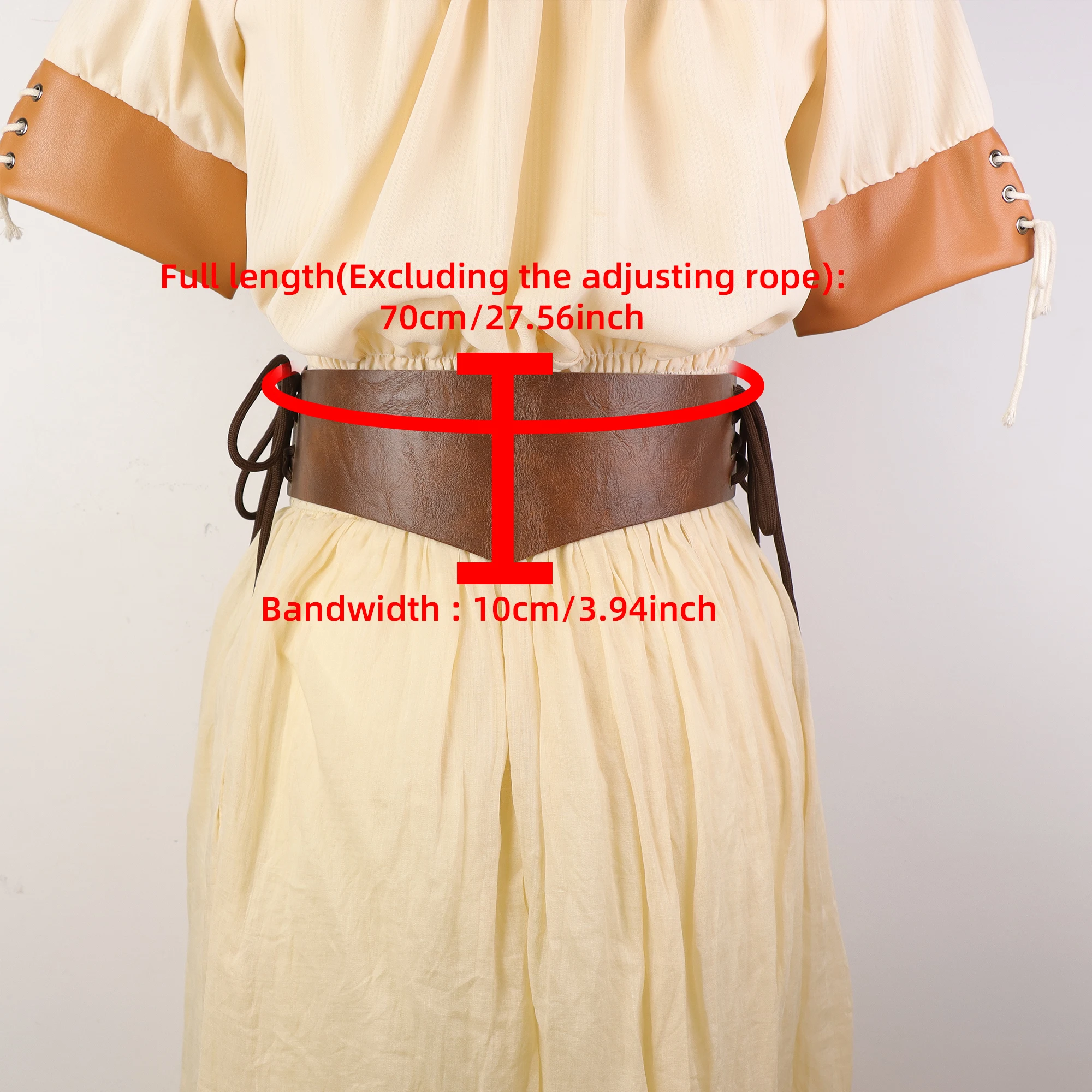 UYEE Waist Cover Bracelet Set Western Cowboy Style Series Waist Cover Decoration Bracelet Decoration Retro Medieval Style Belt