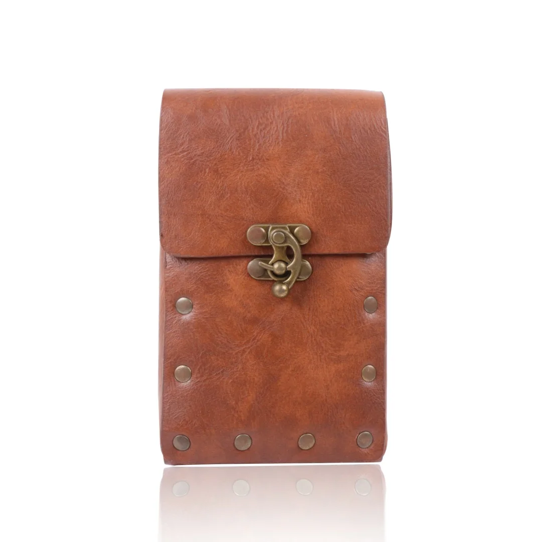 UYEE Renaissance Accessories Men Women Viking Medieval Belt Pouch Leather Bracers Viking Costume Men Accessories for Halloween