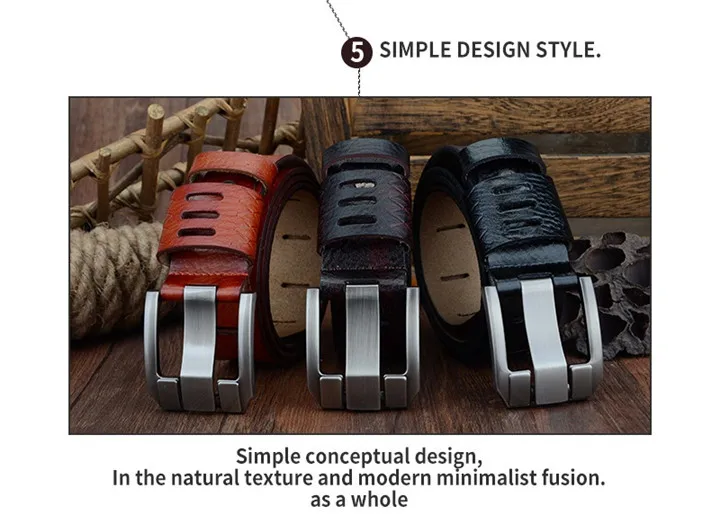 COWATHER 2021 QUALITY cow genuine luxury leather men belts for men strap male pin buckle BIG SIZE 100-130cm 3.8 width QSK001