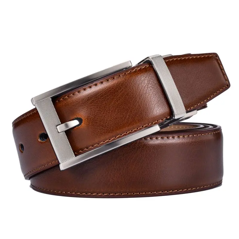 Men’s Reversible Leather Belt for Casual Golf Dress Pants Shirts, Double Style - 2 Sides