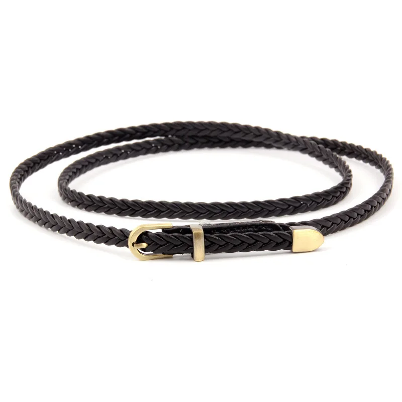 Women Metal Vintage Belt Leaf Fashion Stylish Golden/Silver Leaves Design Chains Lady Metal Elastic Chain Dress Waist Decoratio