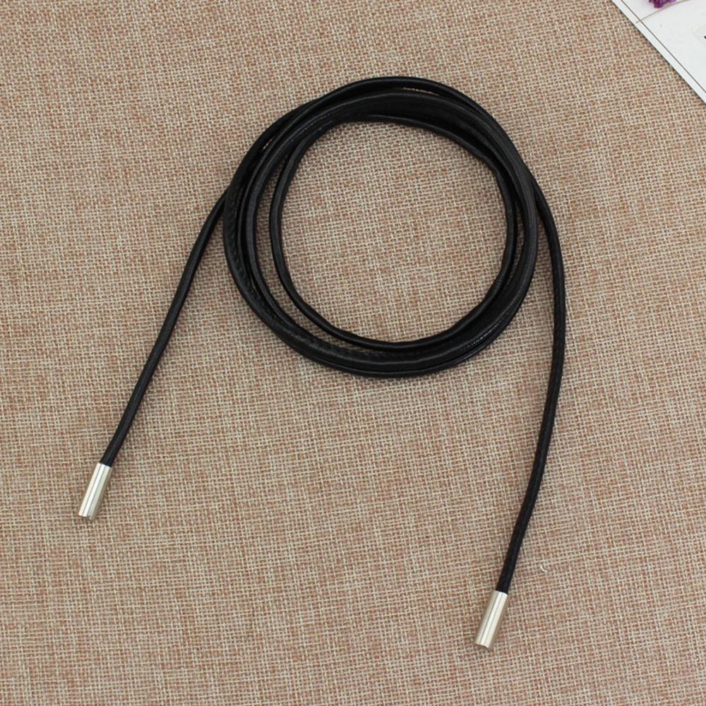 Slim PU Long Waist Belts Knotted Women's Belt Solid Color Thin Waist Chain Dresses String Waistband Vintage Female Clothes Belts