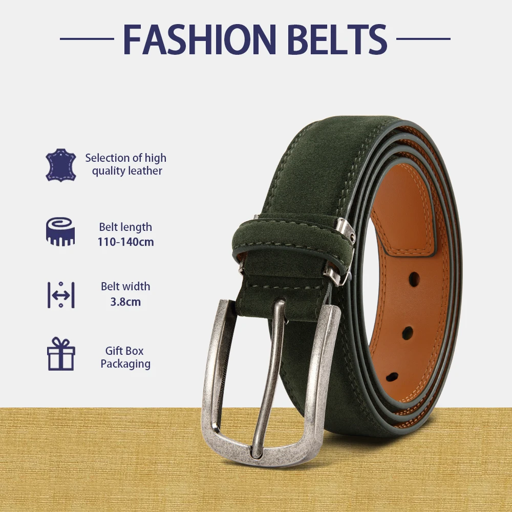 Unisex Free Size PU Leather Belt For Women Luxury Designer Jeans Waist Belt Men Fashion Suede waist belt Waistband