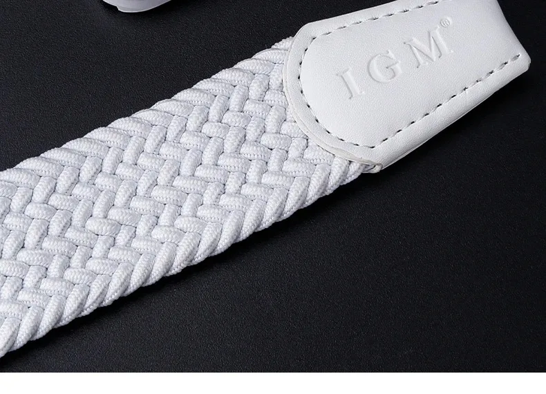 Golf Belt Men and Women New Summer Canvas Woven Leisure Sports Elastic Joker Advanced Waistband