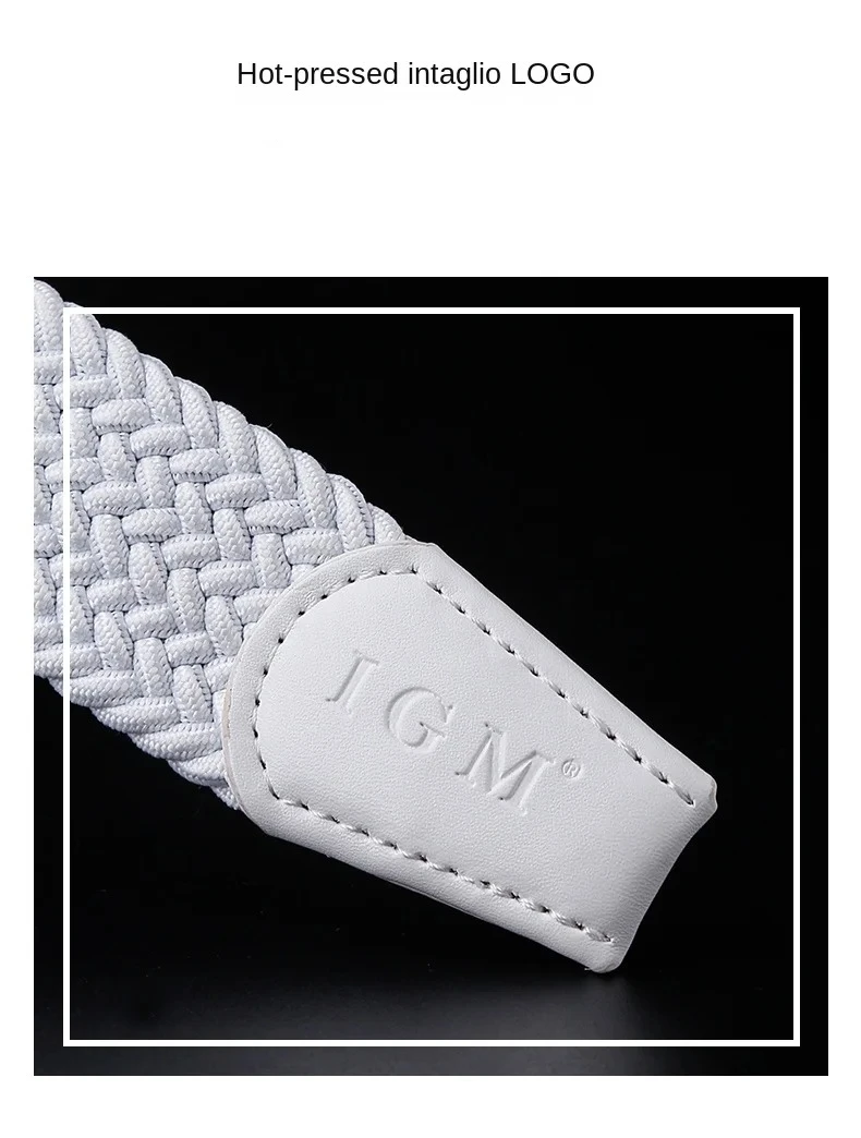 Golf Belt Men and Women New Summer Canvas Woven Leisure Sports Elastic Joker Advanced Waistband