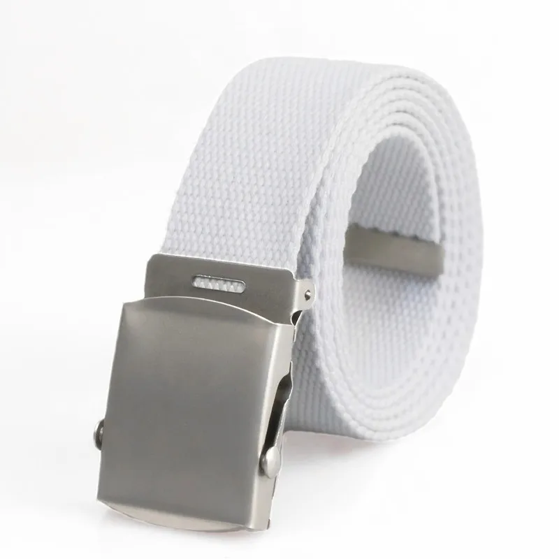 3.8cm New Men's Canvas Belt Outdoor Wear-resistant Breathable Alloy Buckle Unisex Belt Youth Camouflage Sports Waistband