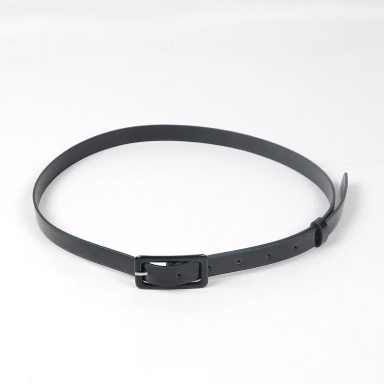 Women Belt Fashion Show Candy Color Thin Casual Versatile Female Students Youth Trouser Around Wide 2cm Red Yellow Blue Black