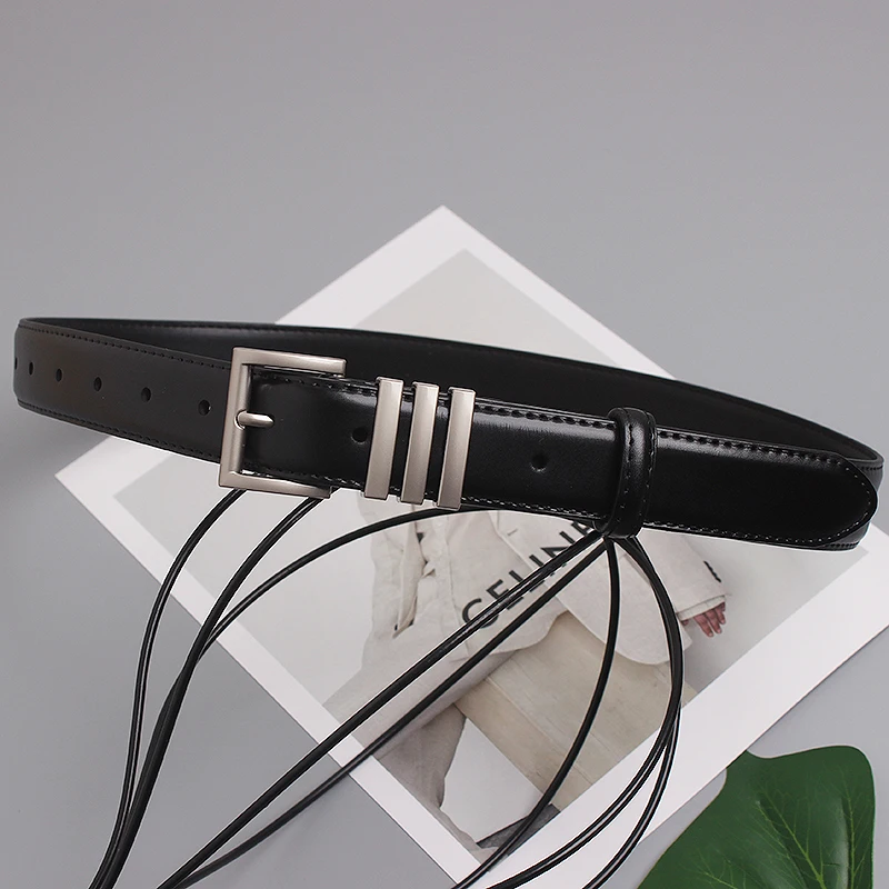 2022 Luxury Designer Jean Strap Belt Brand Genuine Cow Leather Belts for Women Fashion Adjustable Belts Dress Cowhide Waistband