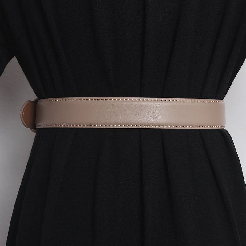 2022 Luxury Designer Jean Strap Belt Brand Genuine Cow Leather Belts for Women Fashion Adjustable Belts Dress Cowhide Waistband