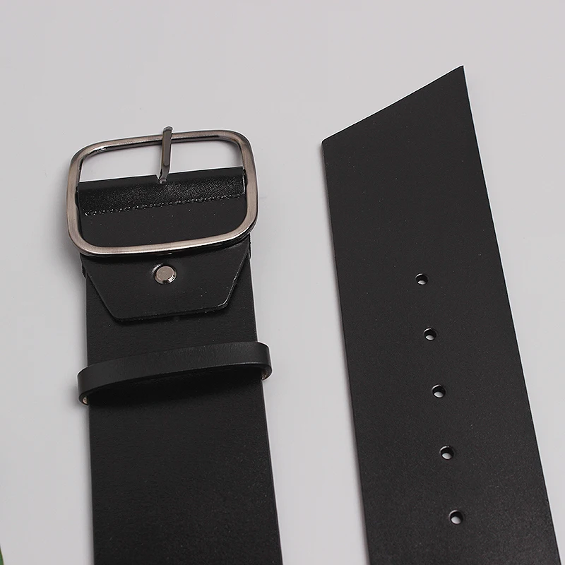 Brand Quality WIde Belt Black Cow Leather Waistband for Women Winter Dress Waist Belt Corset European Genuine Leather Women Belt