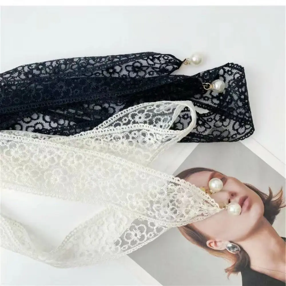 New Sweet Decorative Lace Waist Belts Pearl Pendant Clothing Accessories Chain Belt Elegant Dress Waist Chain for Women