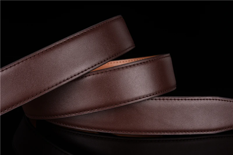 Plyesxale Luxury Designer Waist Belt For Men Genuine Leather Mens Belt cinturones para hombre Brown Gray Belts Waistband B818
