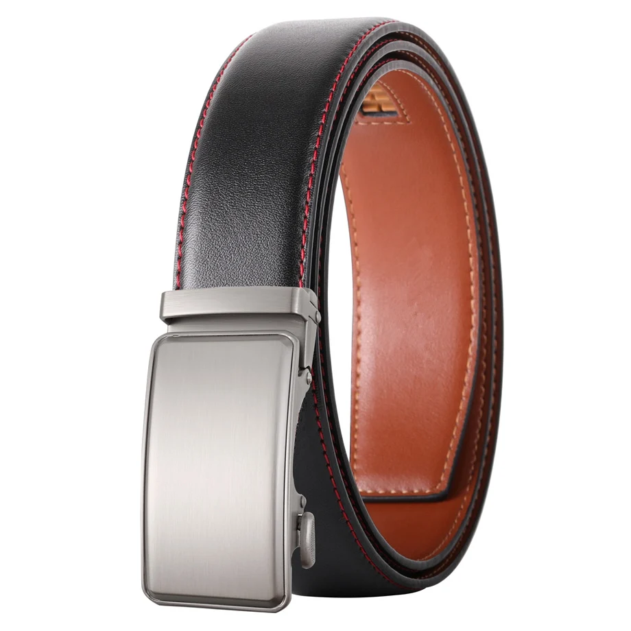 Plyesxale Luxury Designer Waist Belt For Men Genuine Leather Mens Belt cinturones para hombre Brown Gray Belts Waistband B818