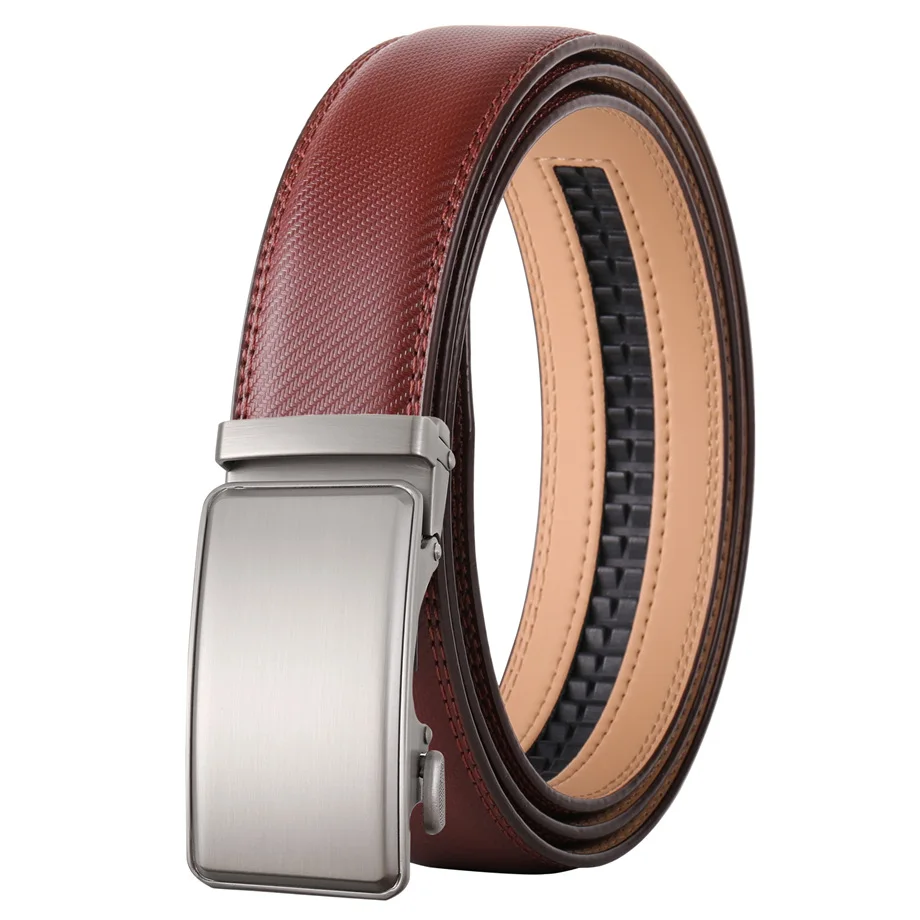 Plyesxale Luxury Designer Waist Belt For Men Genuine Leather Mens Belt cinturones para hombre Brown Gray Belts Waistband B818