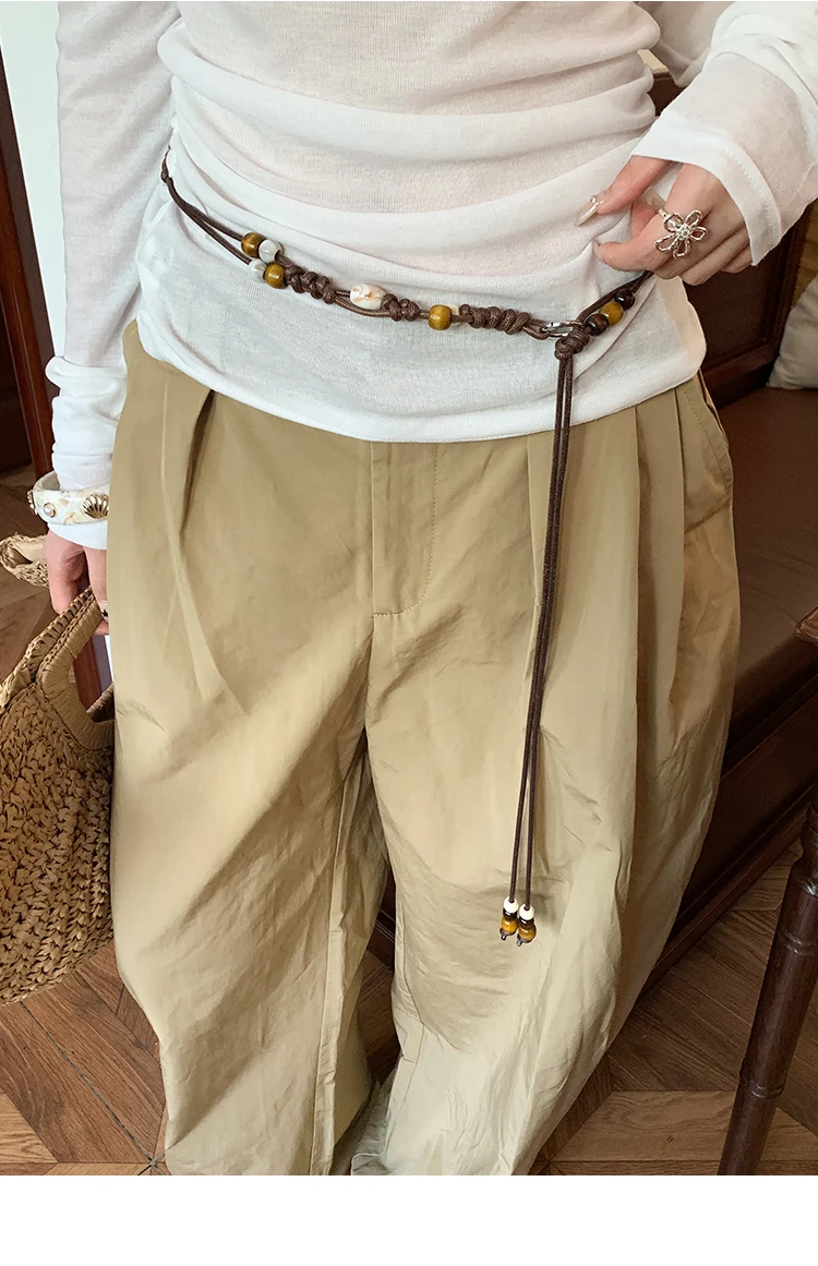 Bohème Ethnic Floral Waist Chain For Women Retro With Skirts And Jeans A Belt With A Unique Design And A Rhin Leather Strap