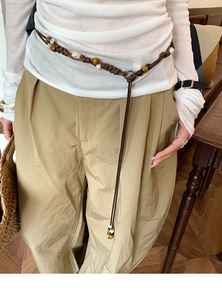 Bohème Ethnic Floral Waist Chain For Women Retro With Skirts And Jeans A Belt With A Unique Design And A Rhin Leather Strap