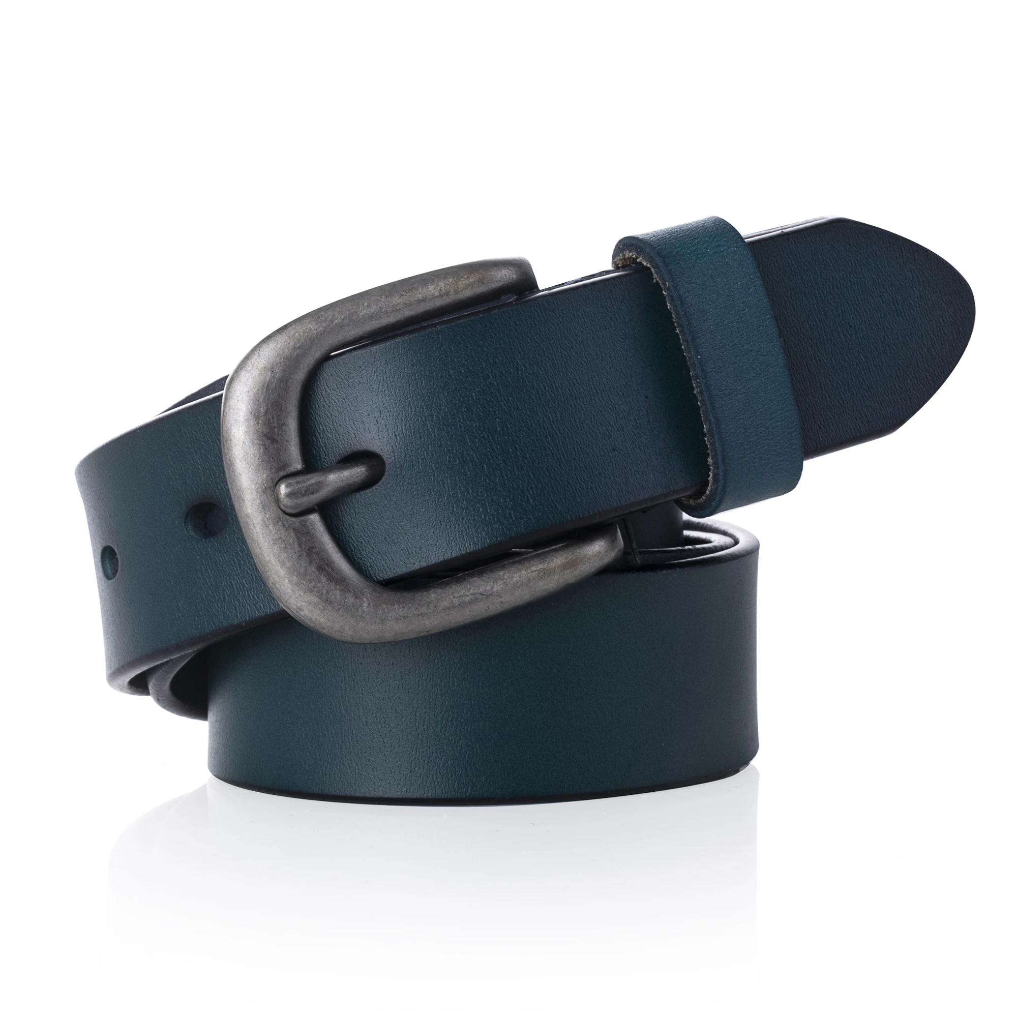 SupSindy Genuine Leather Belts for Women Pin Buckle Women Jeans Belt Luxury Brand Designer Cowskin Waistband Black Female Strap