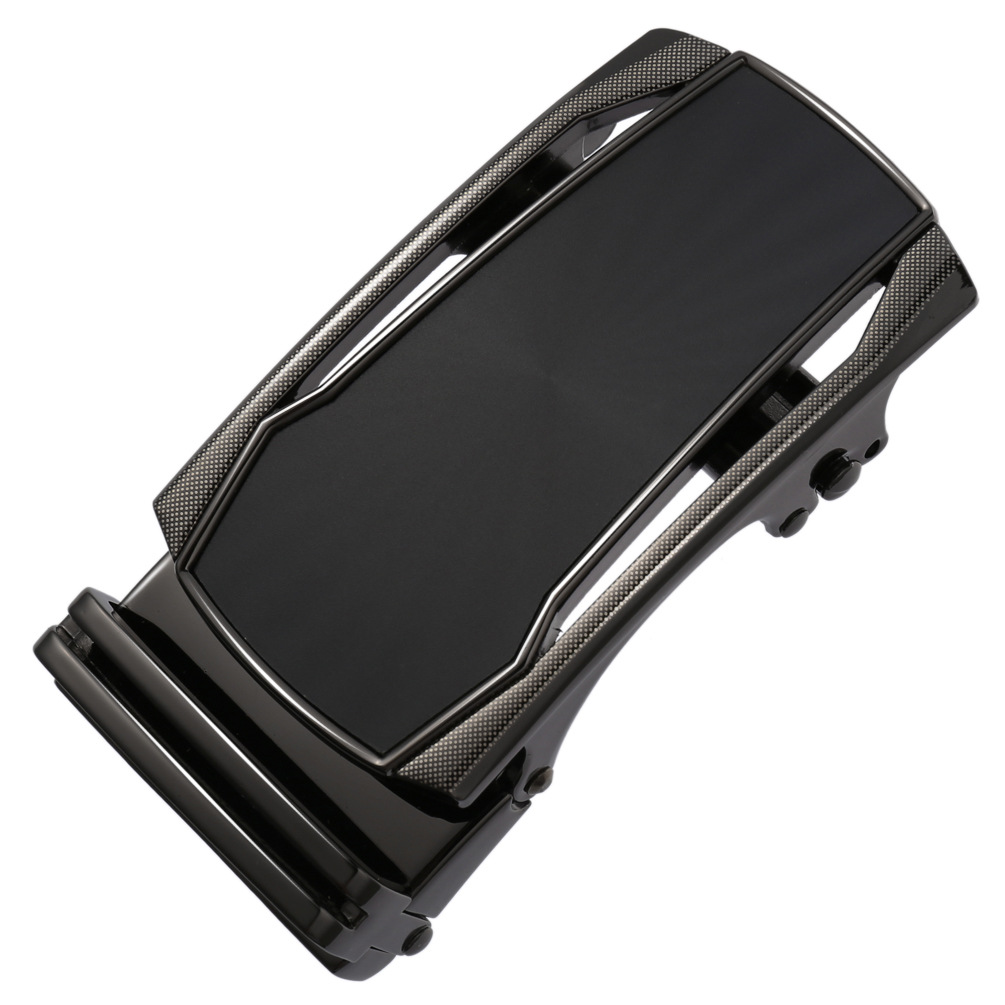 Fashion Men's Business Alloy Automatic Buckle Unique Men Plaque Belt Buckles 3.5cm Ratchet Men Apparel Accessories LY136-22000