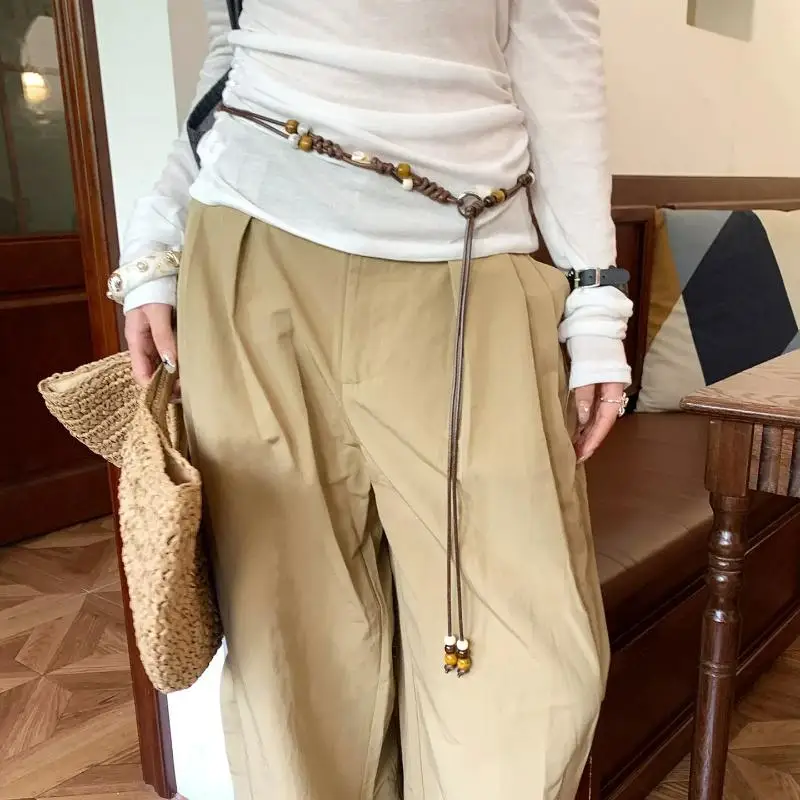 Bohème Ethnic Floral Waist Chain For Women Retro With Skirts And Jeans A Belt With A Unique Design And A Rhin Leather Strap