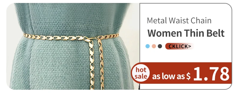 Elegant Round Metal Belt For Women Retro Gold Silver Carved Hollow Out Chain Long Belts Fashion Dress Decorative Lady Waistband