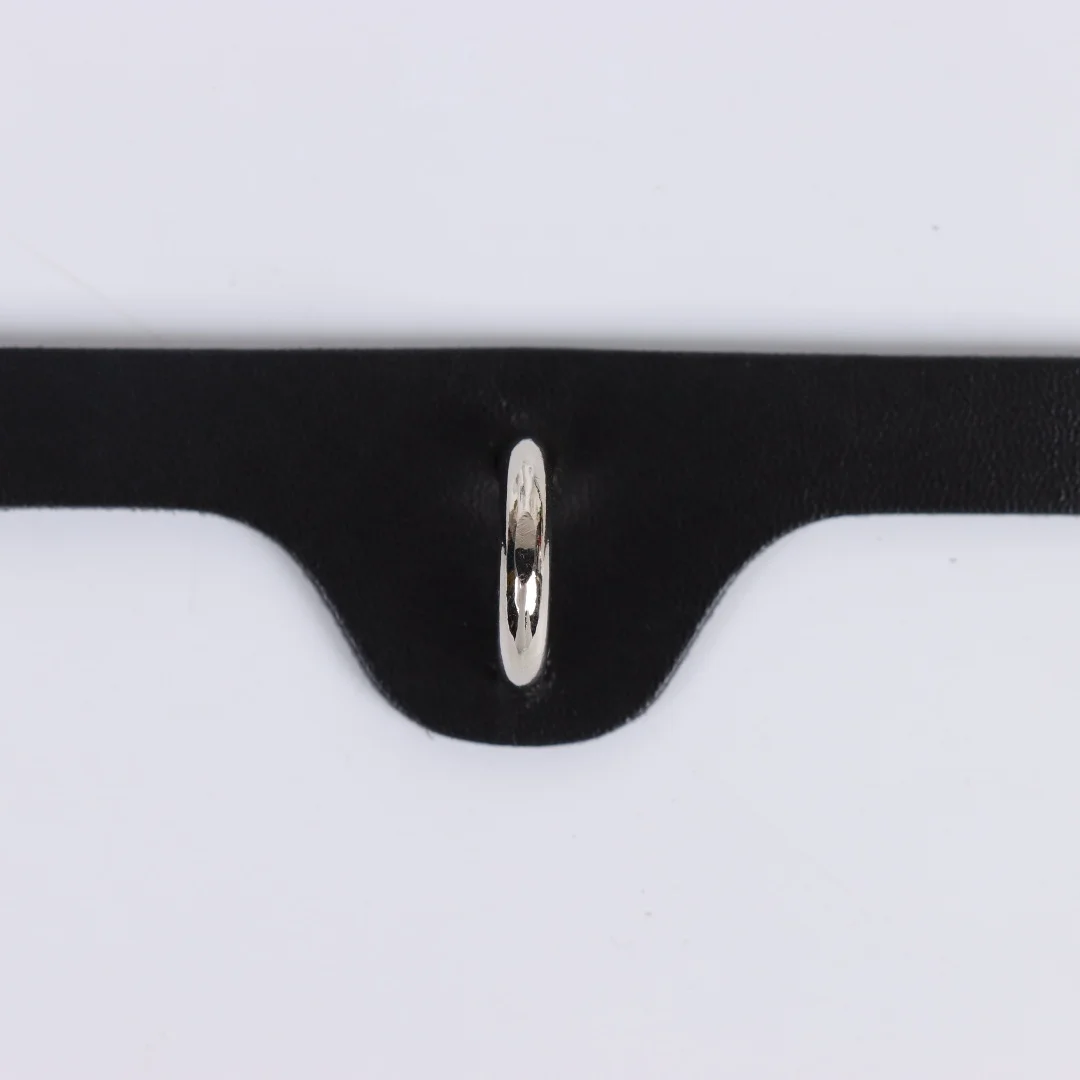UYEE New Sexy Harajuku PU Leather Collar Belt Pendant Necklaces Women Men Punk Neck Gothic Black YK2 Choker Necklace Cool Belt