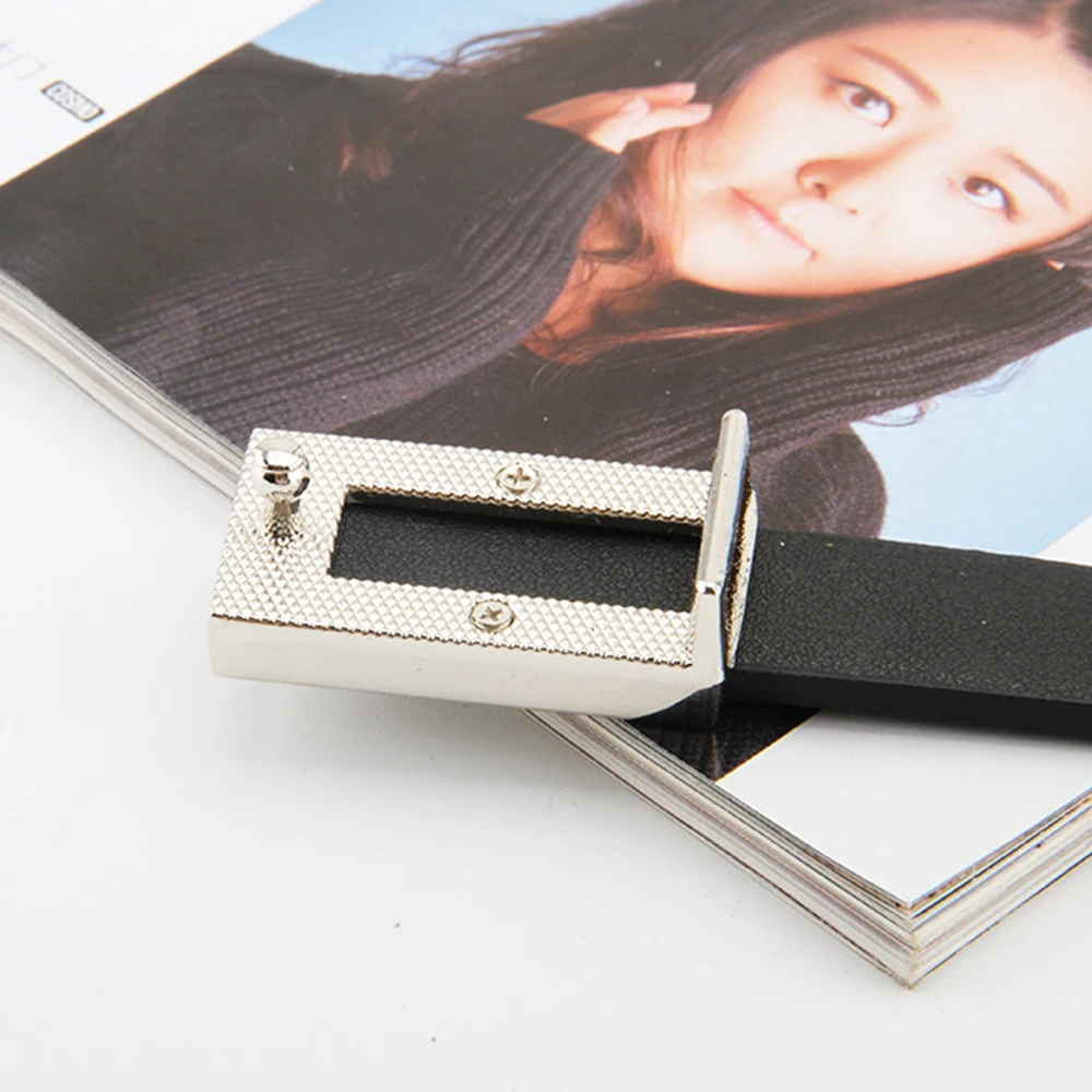 HOT Luxury Gold Silver Buckle PU Leather Belt Female Jeans Dress Decoration Waistband Fashion Casual Metal Black Waist Belt 2024