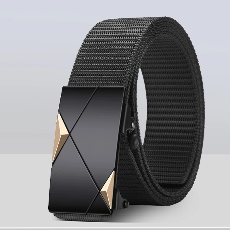 Trendy And Versatile Men's Casual Pants Belt Fashion Men's Canvas Belt Suitable For Outdoor Adventure Sports Belt