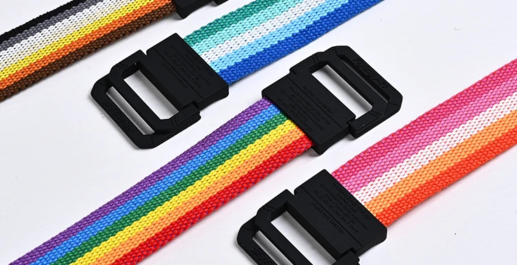 New Canvas Belt Man Belt Girl Teenager Metal Double Ring Buckle Jeans with Military Student Army Tactical Belt Designer Belts