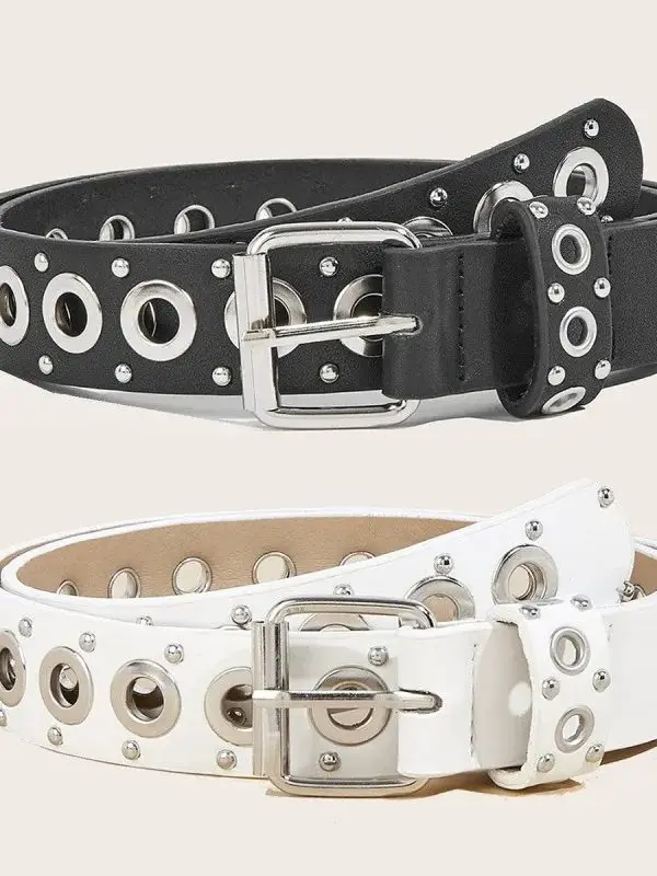 Men's Trousers Belt Western Cowboy Strap Designer Belts Men Casual Punk Waistband Black Male Waist Belt XX003