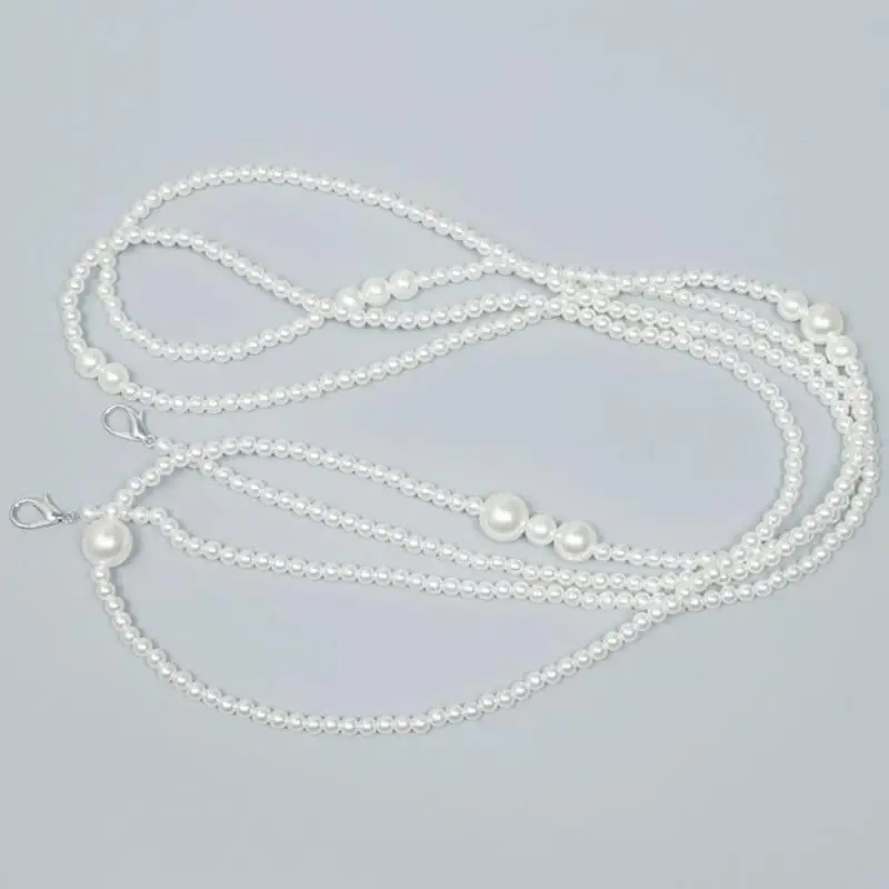 Fashion Imitation Pearl Waist Chain Women With Dress Sub Sweater Multi-layer Pearl Waist Chain Women's Simple Body Chain