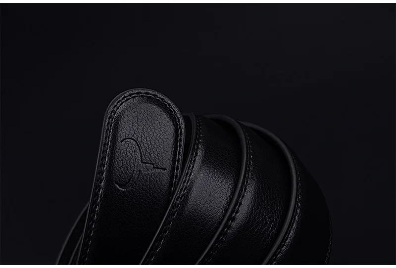 COWATHER Cow Genuine Leather Belt Top Quality Alloy Buckle Men Belts Automatic Buckle Cowhide Male Strap Black Brown Straps