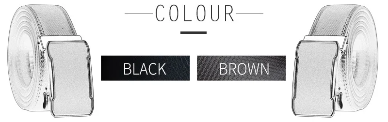 COWATHER Cow Genuine Leather Belt Top Quality Alloy Buckle Men Belts Automatic Buckle Cowhide Male Strap Black Brown Straps