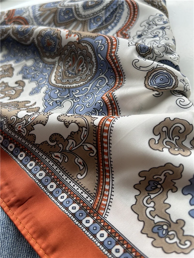 Kerchief Silk Scarf Belt for Women Skirt Triangle Scarf Fart Curtain Waist Rope Pants Dress Accessories Waist Seal Headband