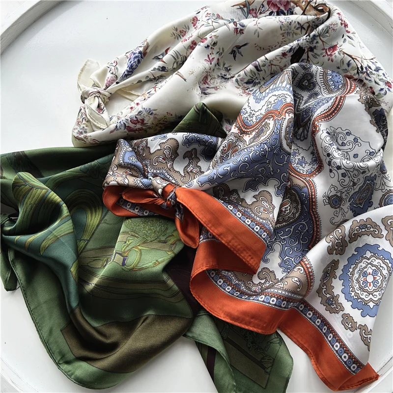 Kerchief Silk Scarf Belt for Women Skirt Triangle Scarf Fart Curtain Waist Rope Pants Dress Accessories Waist Seal Headband