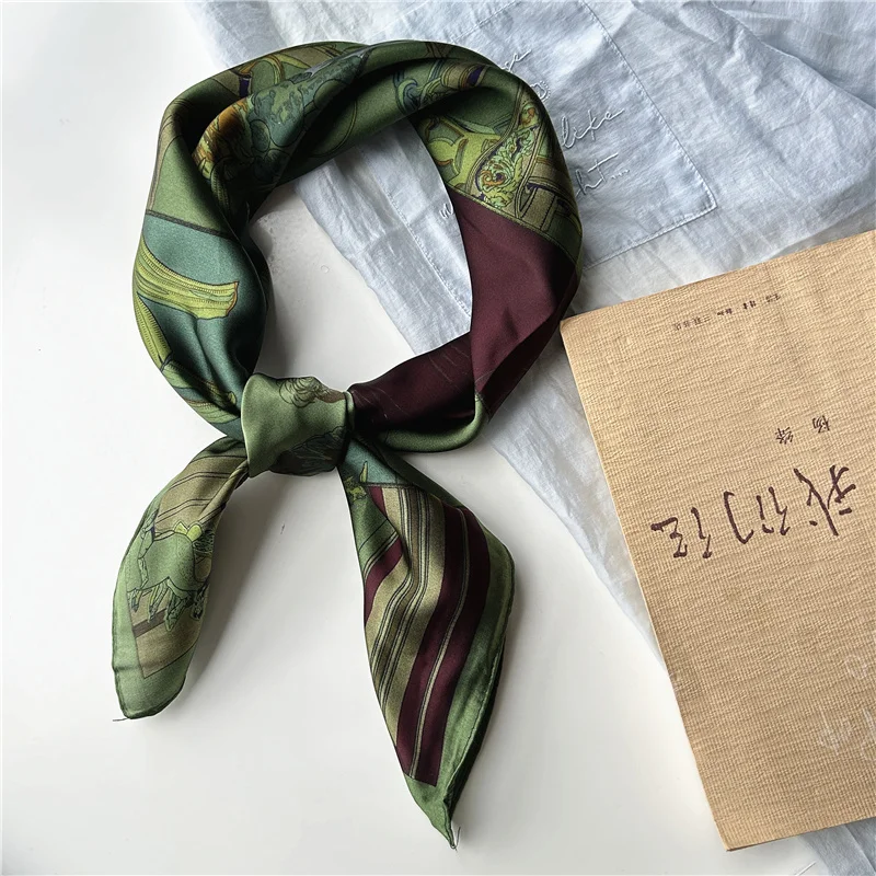 Kerchief Silk Scarf Belt for Women Skirt Triangle Scarf Fart Curtain Waist Rope Pants Dress Accessories Waist Seal Headband