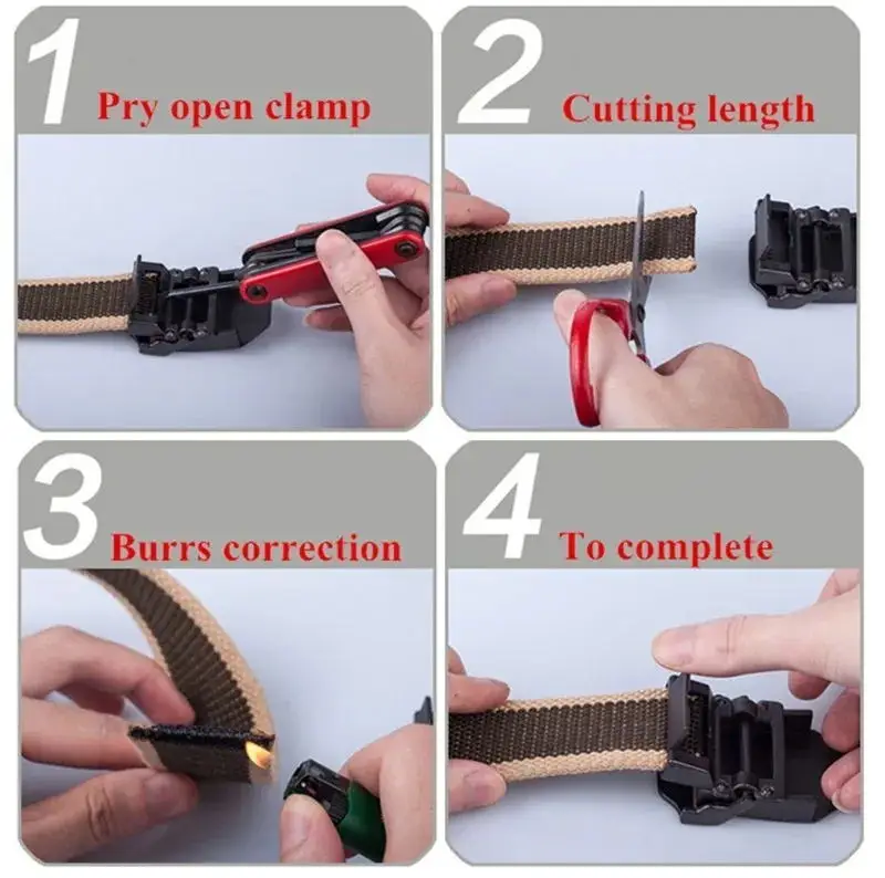SupSindy Men Canvas Belt U.S Marines Metal Buckle Army Military Tactical Belts for Men Jeans Outdoor training Soldier Strap Male