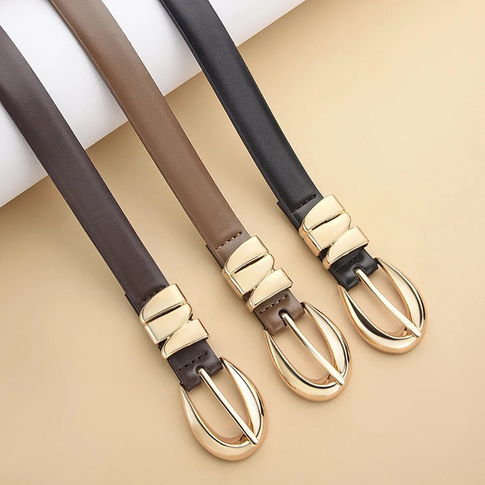 Fashion Retro Women's Pin Buckle Belt All Seasons Universal Women's Belt With Skirt And Sweater Accessories