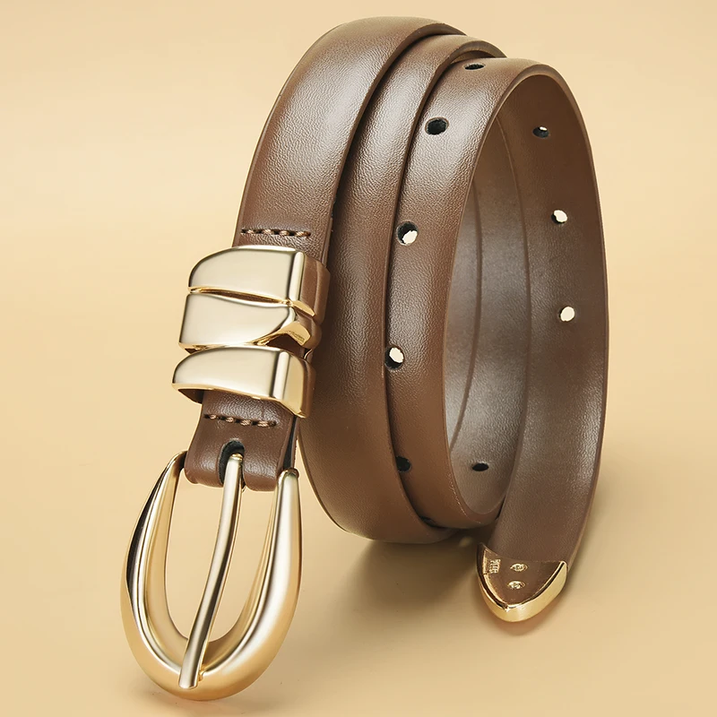 Fashion Retro Women's Pin Buckle Belt All Seasons Universal Women's Belt With Skirt And Sweater Accessories