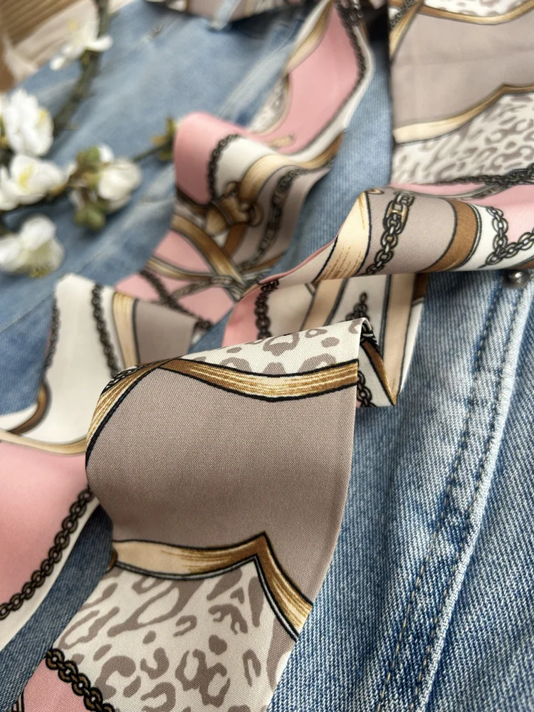 Fabric Belts for Women Long Scarf Skirt Pants Extended Ribbon Decorative Dress Waist Jeans Strap Rope Headband