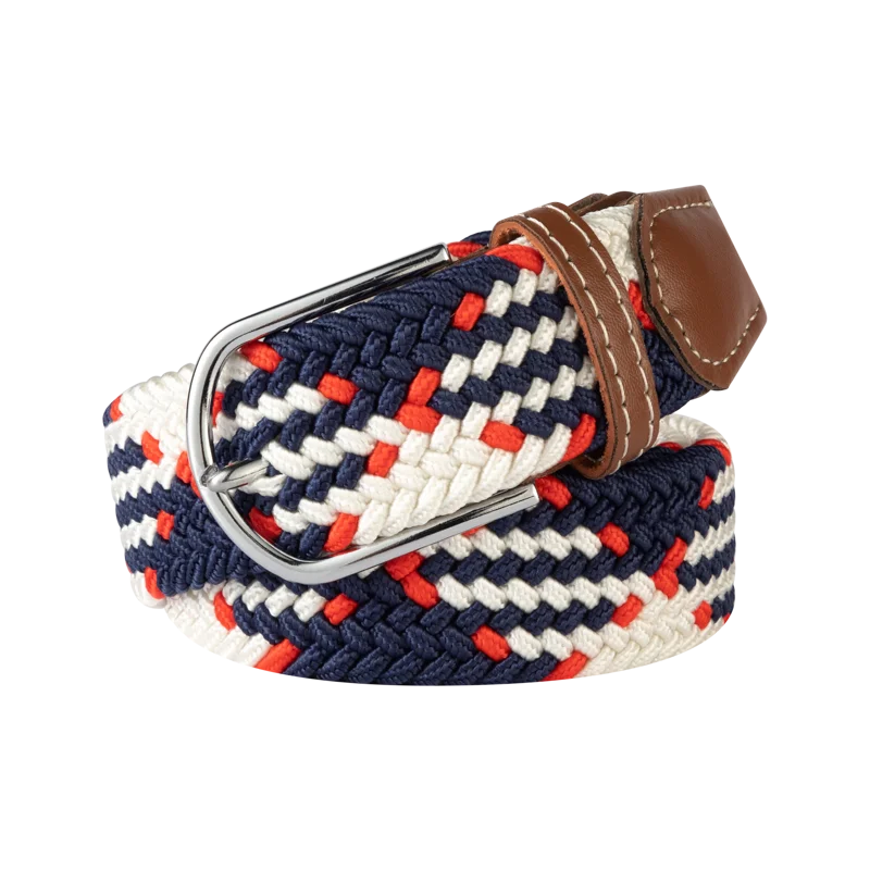 107/120/130cm Unisex Women Men Elastic Belt Striped Women Stretch Belt Braided Casual Waist Pin Buckle Belts Girdle 60 Colors