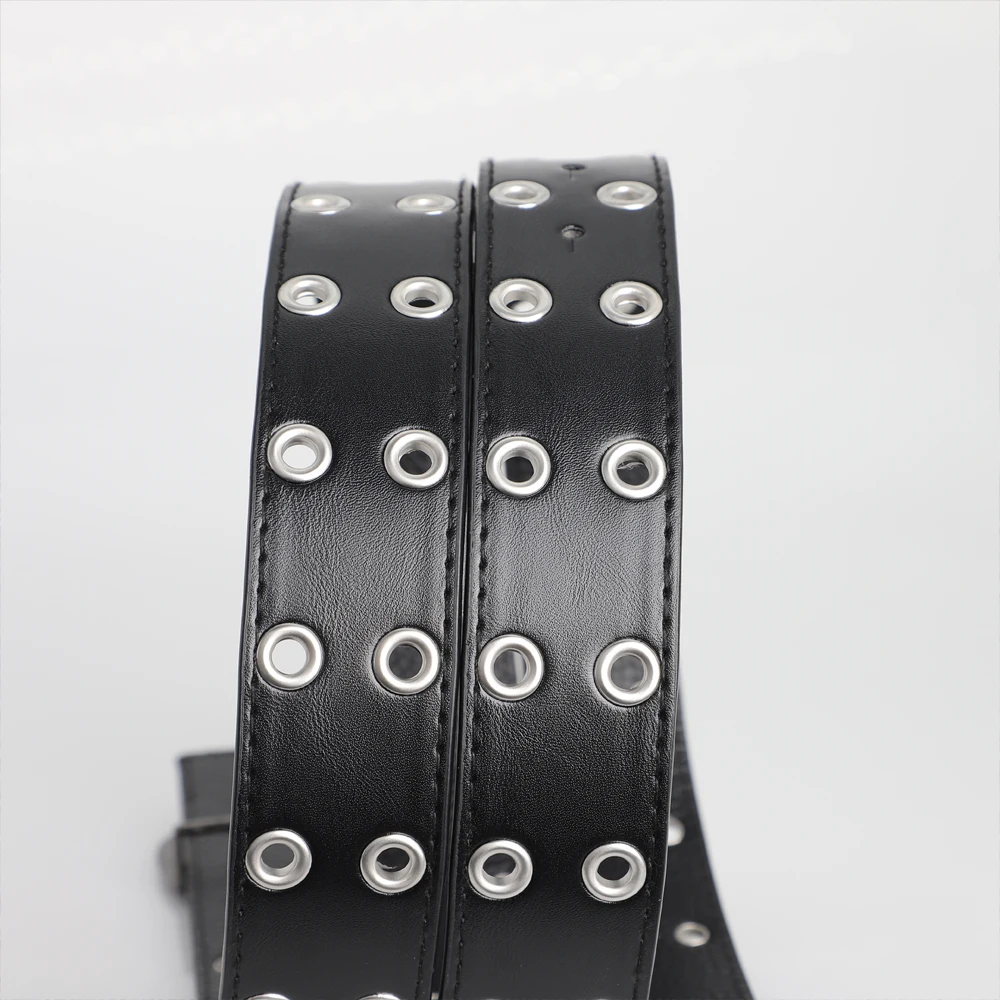 Men's Belt Punk Alien Buckle Belt Vintage Gothic Y2K Belt Men or Women Street Punk PU Leather Designer Waistband Pair with Jeans
