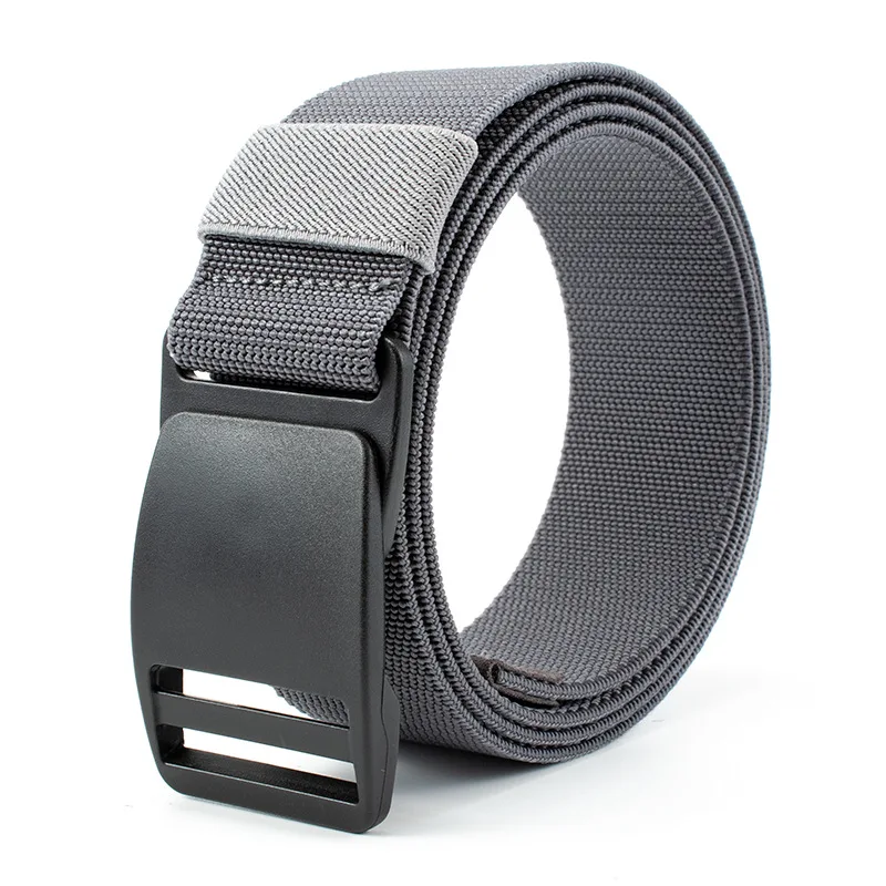 New Men and Women Elastic Belt Men's Elastic Belt Outdoor Multifunctional Training Belt High Quality Casual Waistband 3.8cm