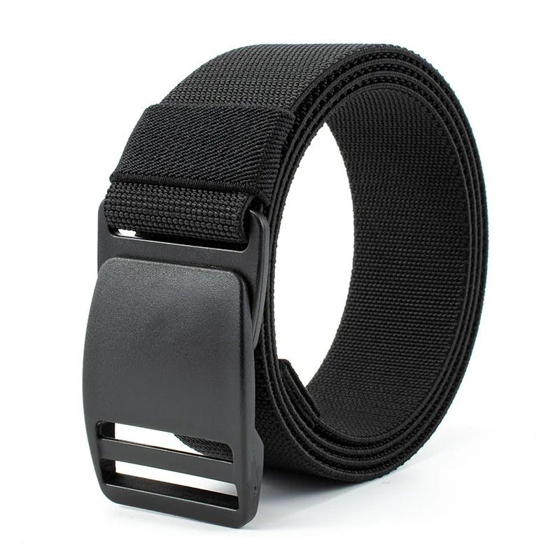 New Men and Women Elastic Belt Men's Elastic Belt Outdoor Multifunctional Training Belt High Quality Casual Waistband 3.8cm
