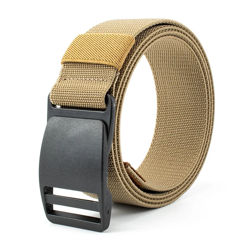 New Men and Women Elastic Belt Men's Elastic Belt Outdoor Multifunctional Training Belt High Quality Casual Waistband 3.8cm