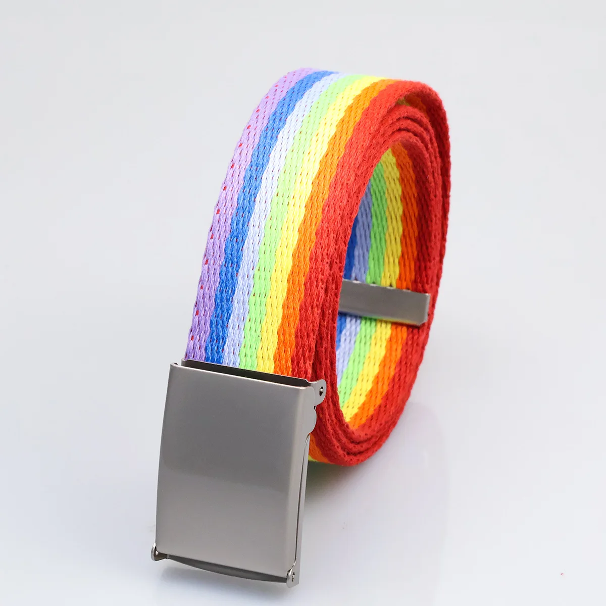 Fashion New Unisex Trousers Belts Canvas Belt Metal Buckle Men Women Boys Jeans Belts Candy Colors Top Quality Luxury Belts